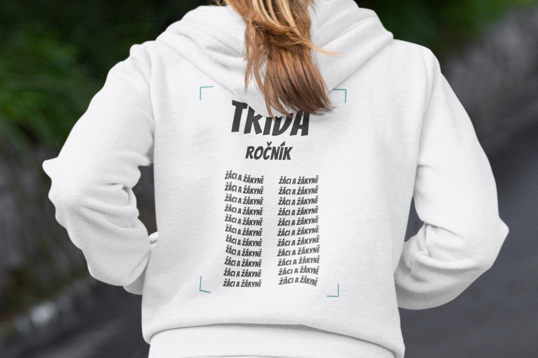 Novinka: Školní mikiny s potiskem