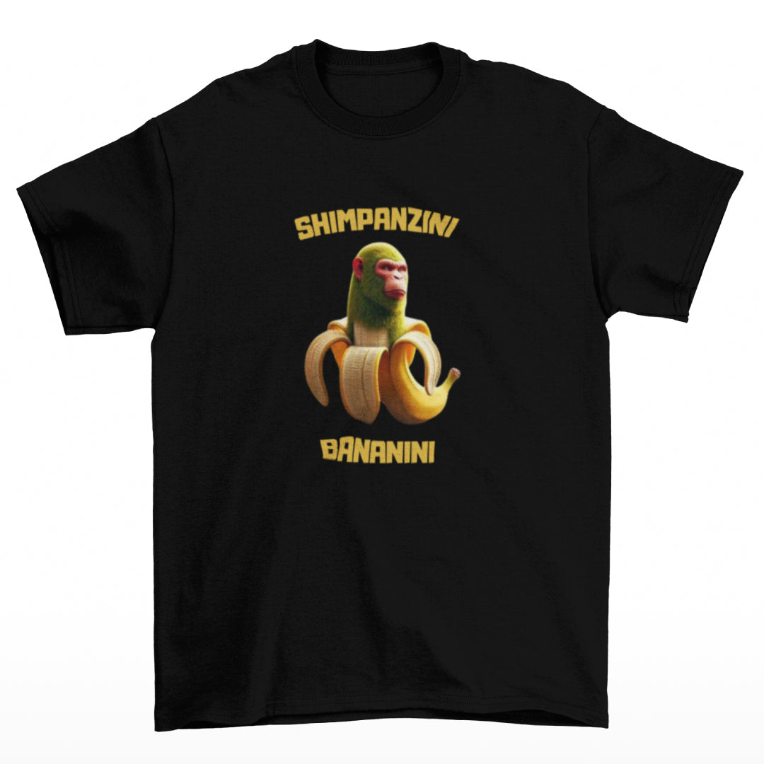 Tričko s nápisem Shimpanzini Bananini - Italian Brainrot