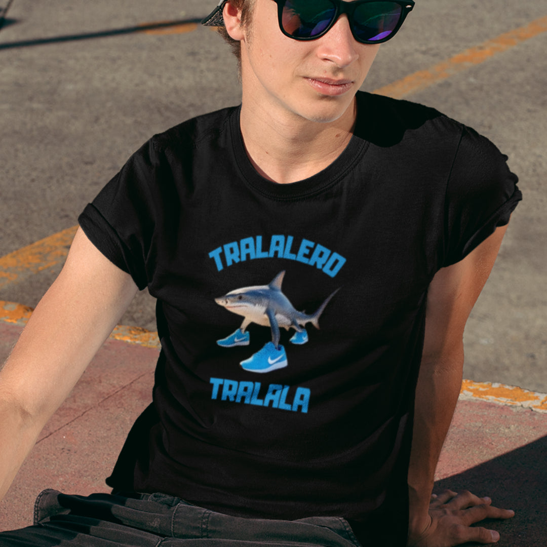 Tričko s nápisem Tralalero Tralala - Italian Brainrot