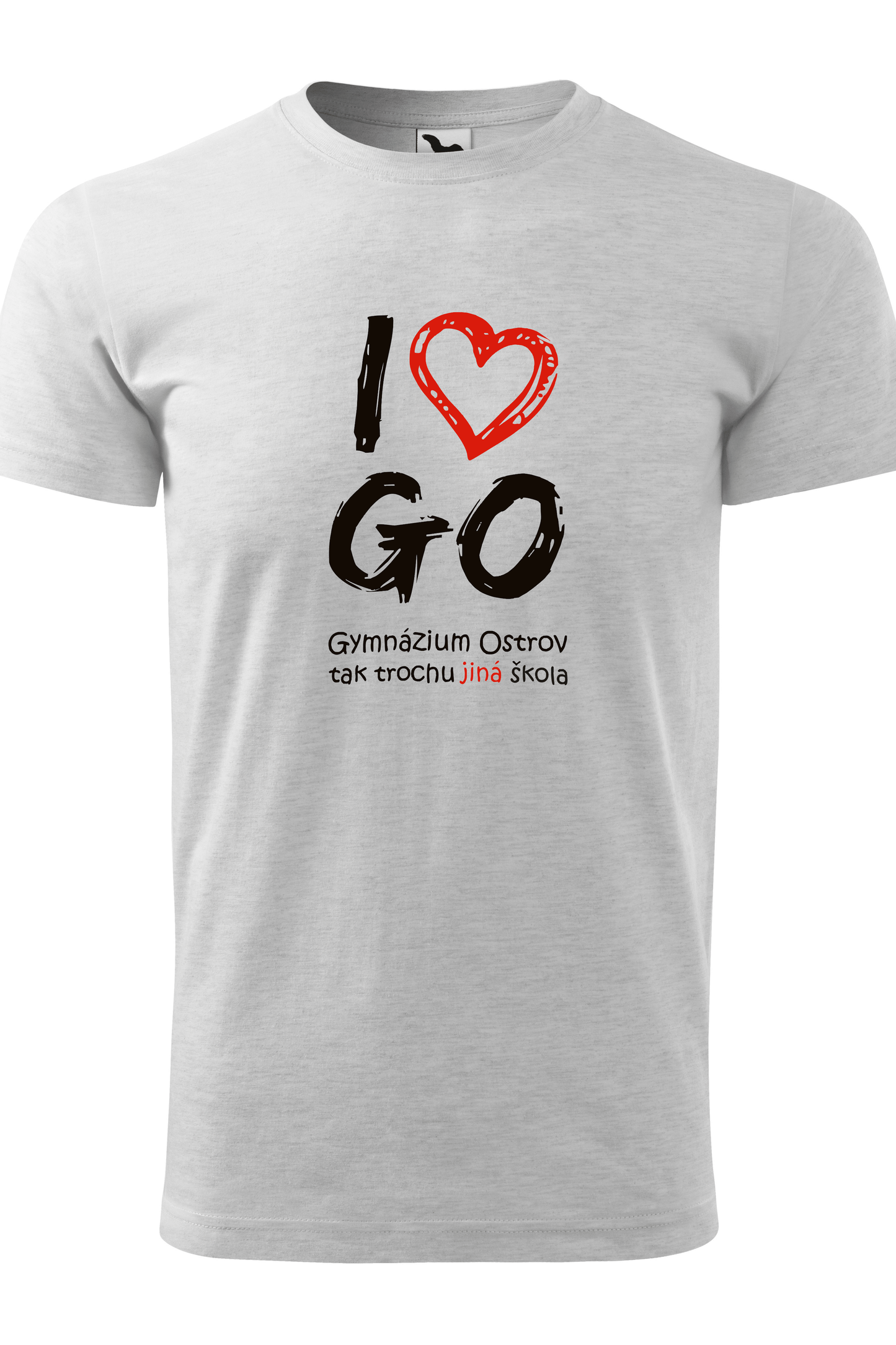 I Love GO - PÁNSKÉ fan tričko ostrovského gymnázia - barevná řada II