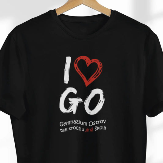I Love Gymnázium Ostrov Tričko Černé