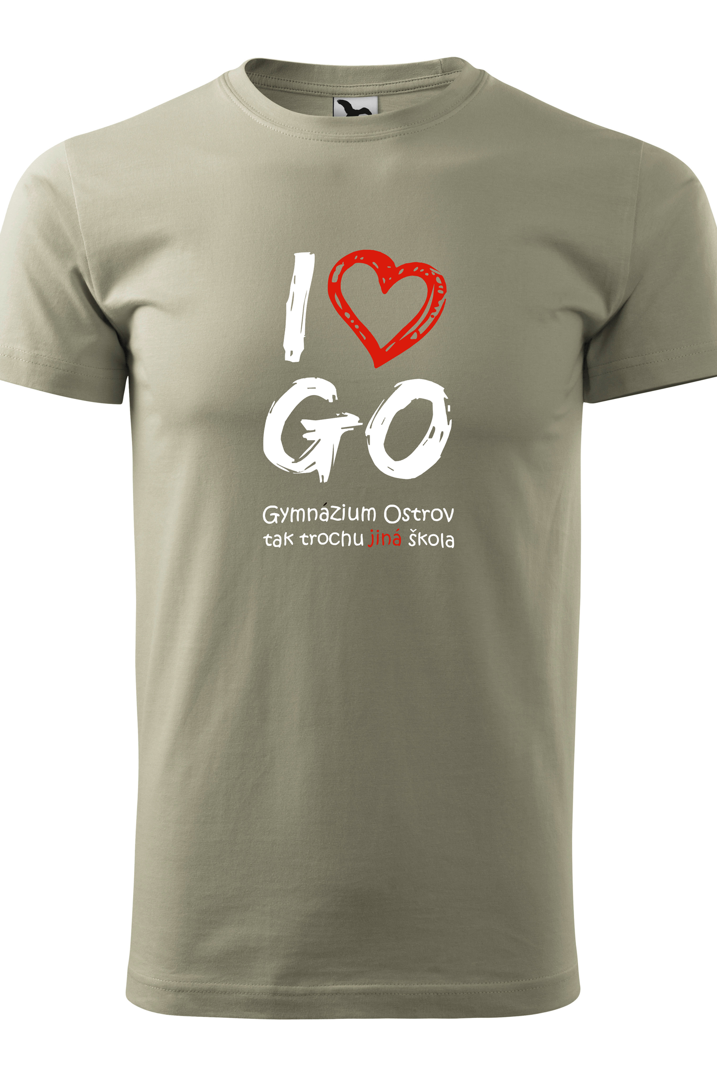 I Love GO - MEN'S fan t-shirt of the island gymnasium - color series II