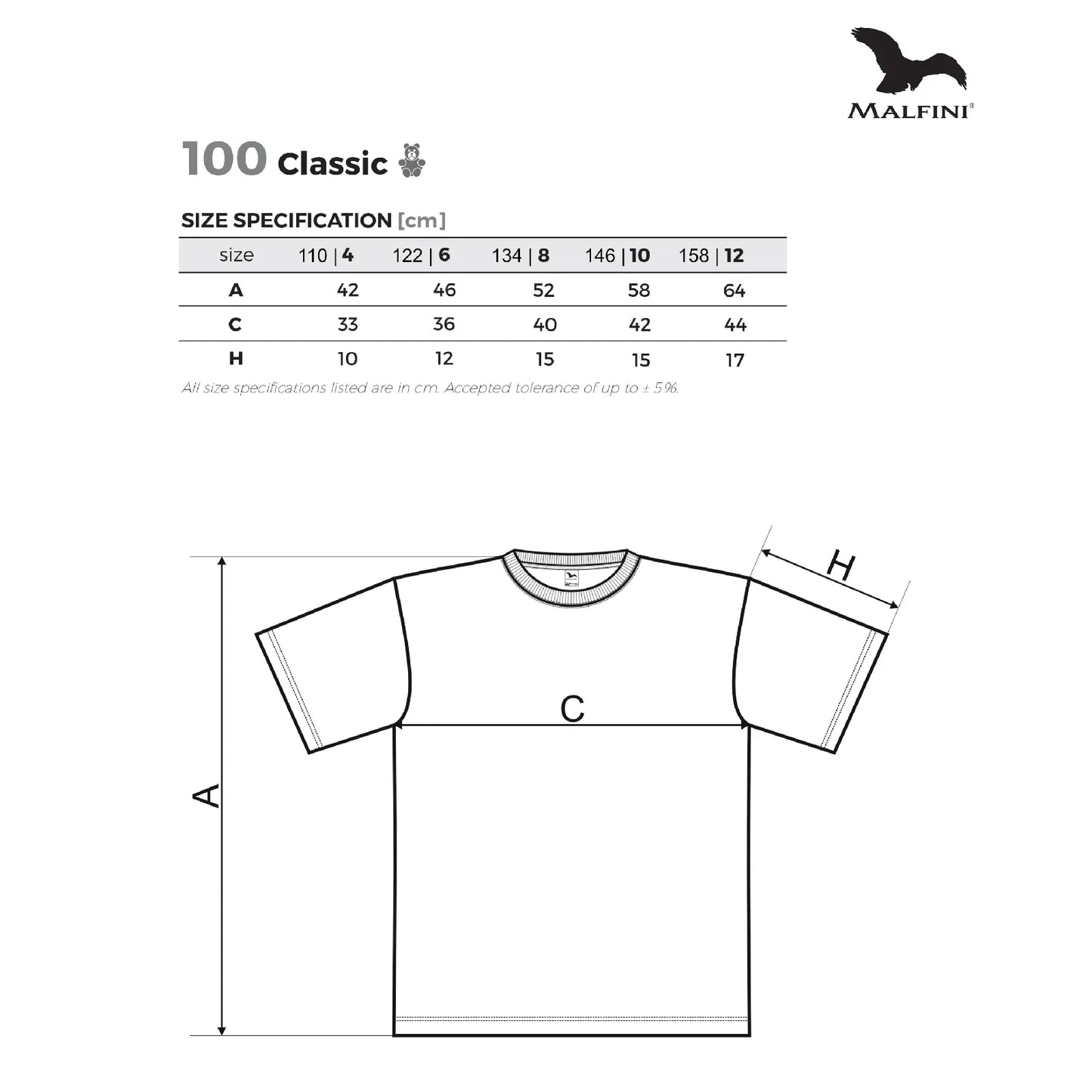 Tabulka Velikostí Dětské