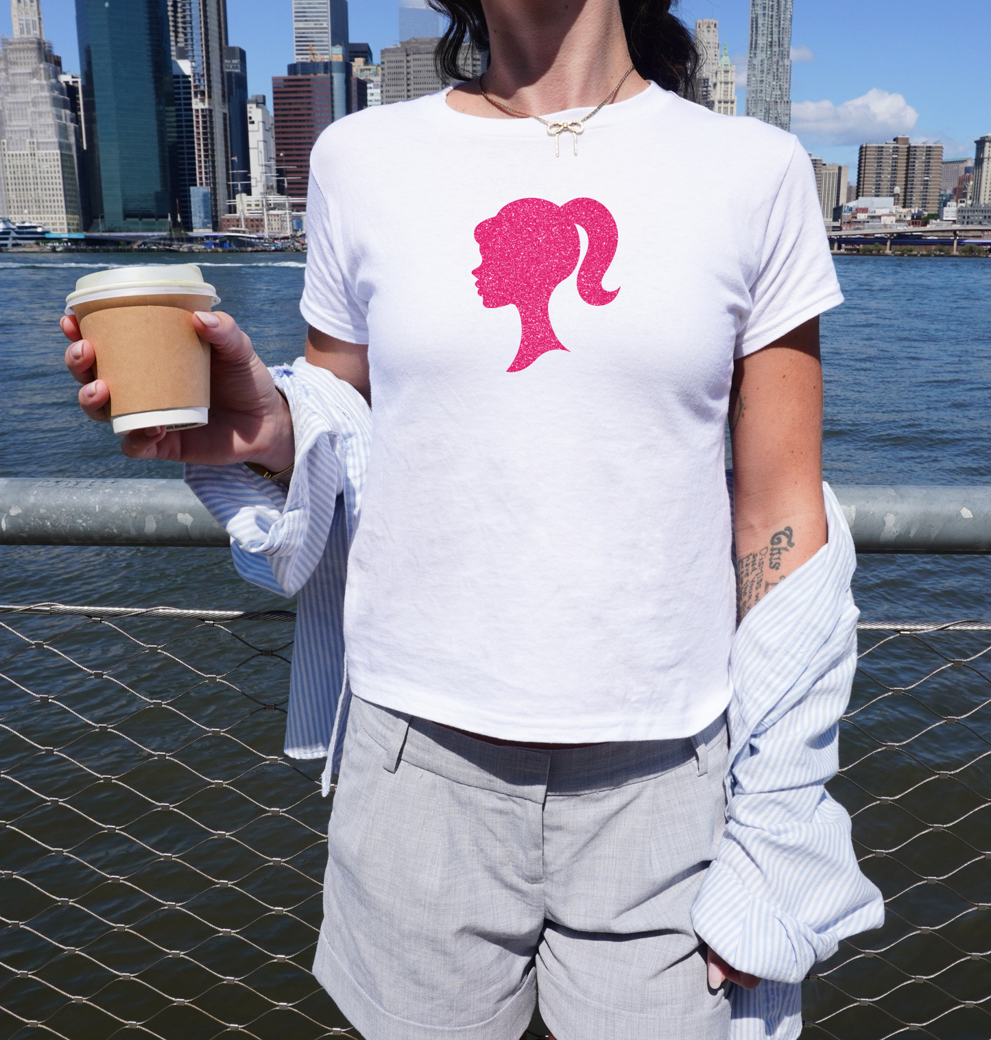 Baby Tee - Barbie silhouette