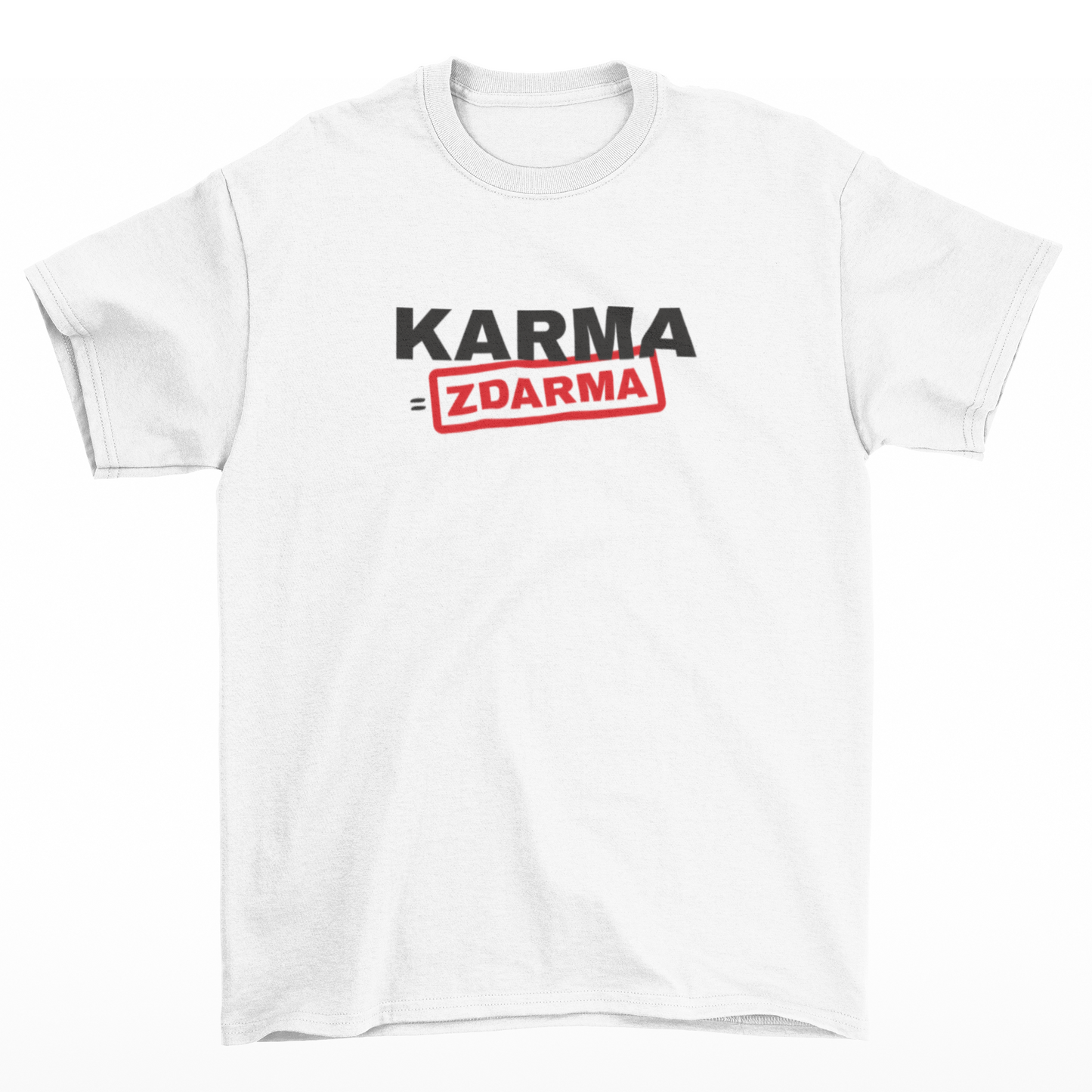 Tričko s nápisem - Karma je zdarma