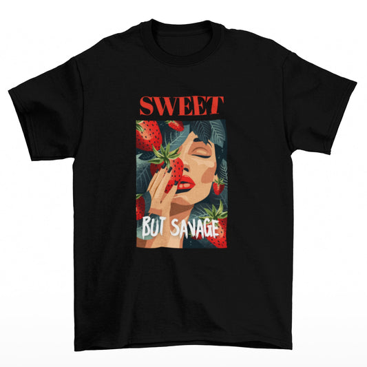 Tričko s jahodou - Sweet but savage