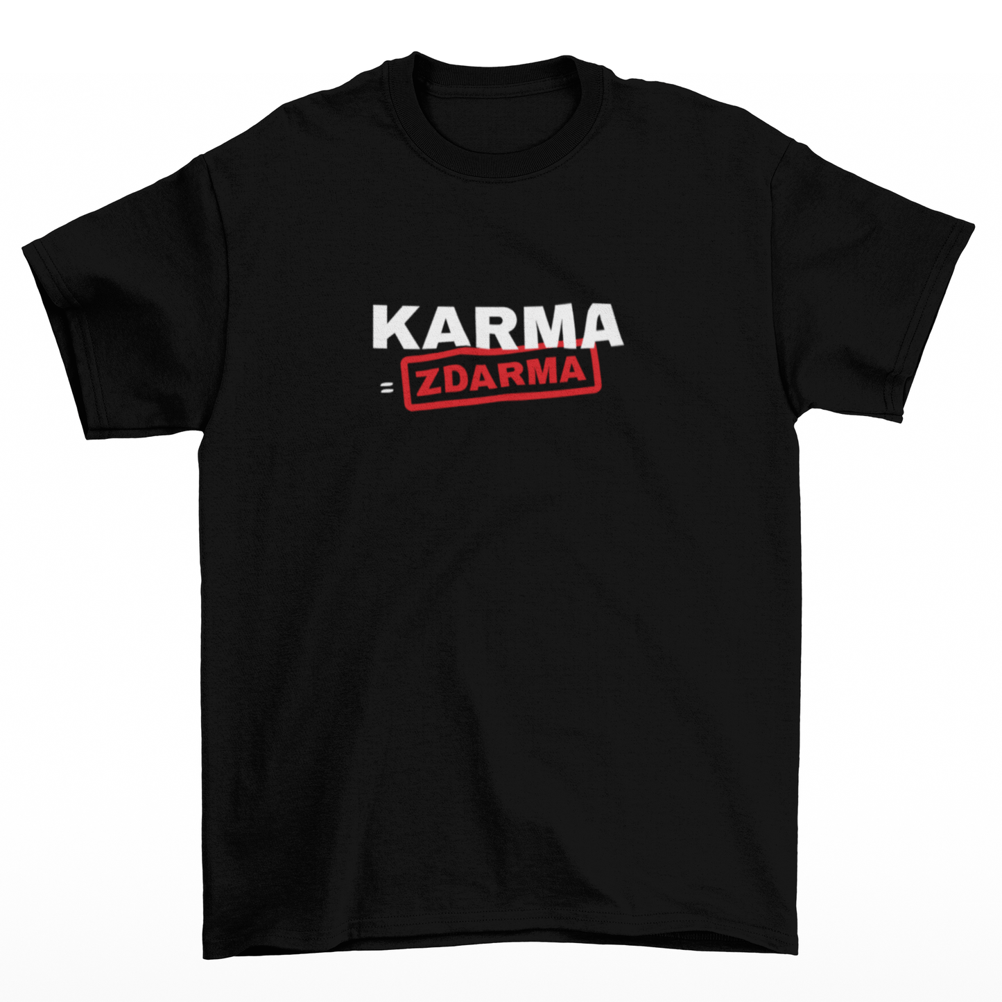 Tričko s nápisem - Karma je zdarma