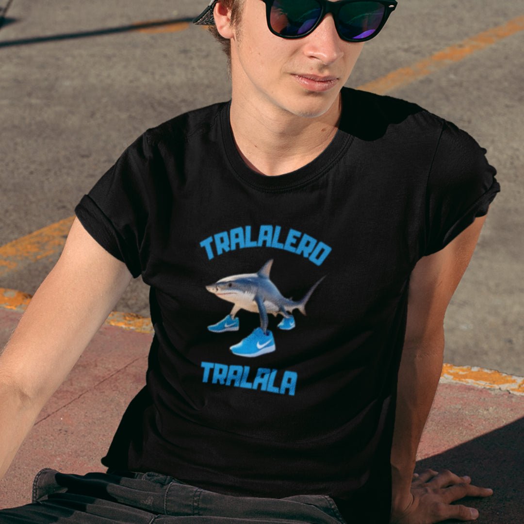Tričko s nápisem Tralalero Tralala - Italian Brainrot