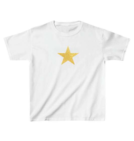 Baby Tee with gold star - medium size