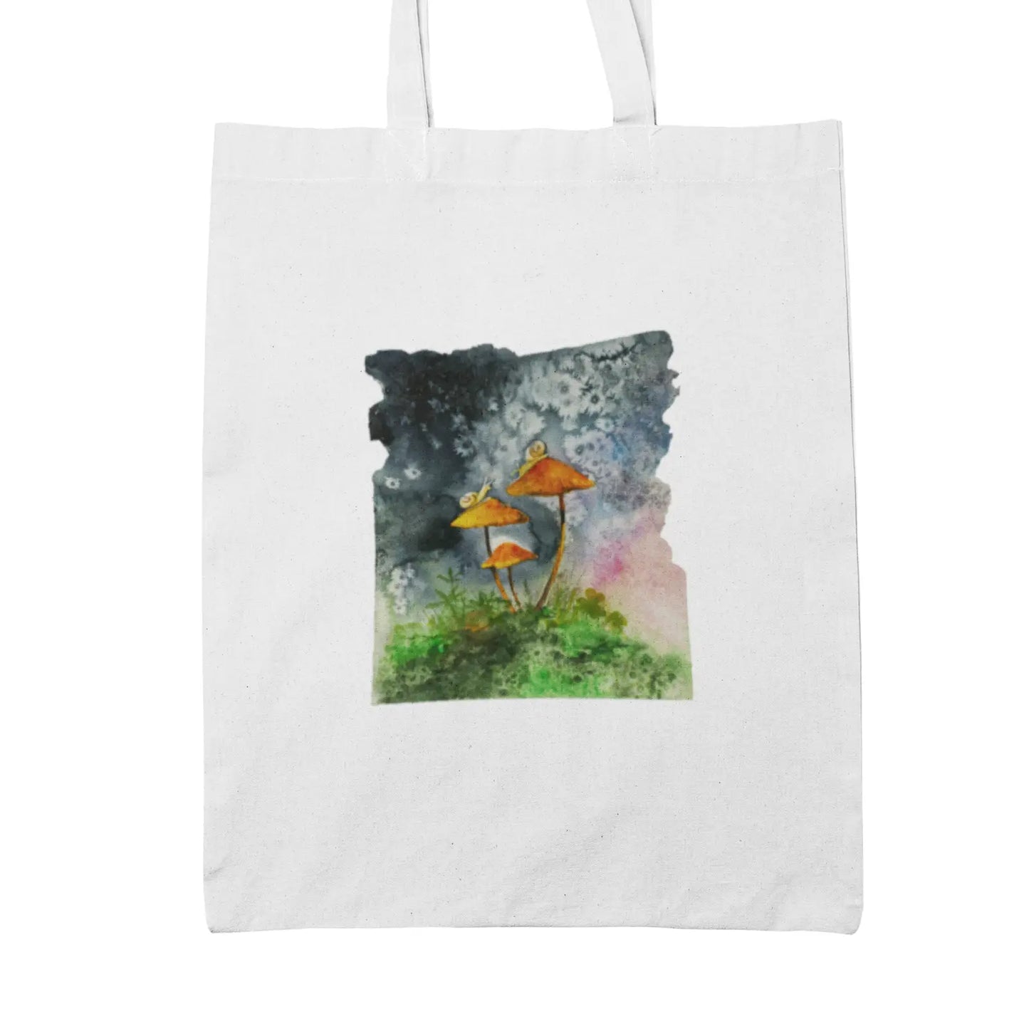 Plátěná taška s houbičkami akvarel od Tereza O.