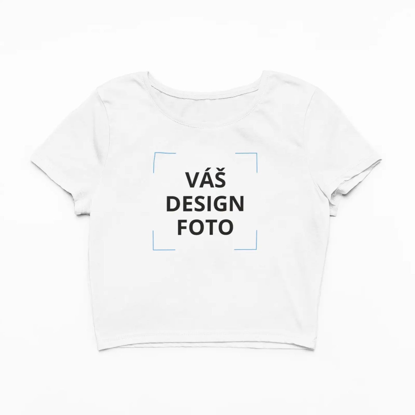 Crop top s potiskem na přání