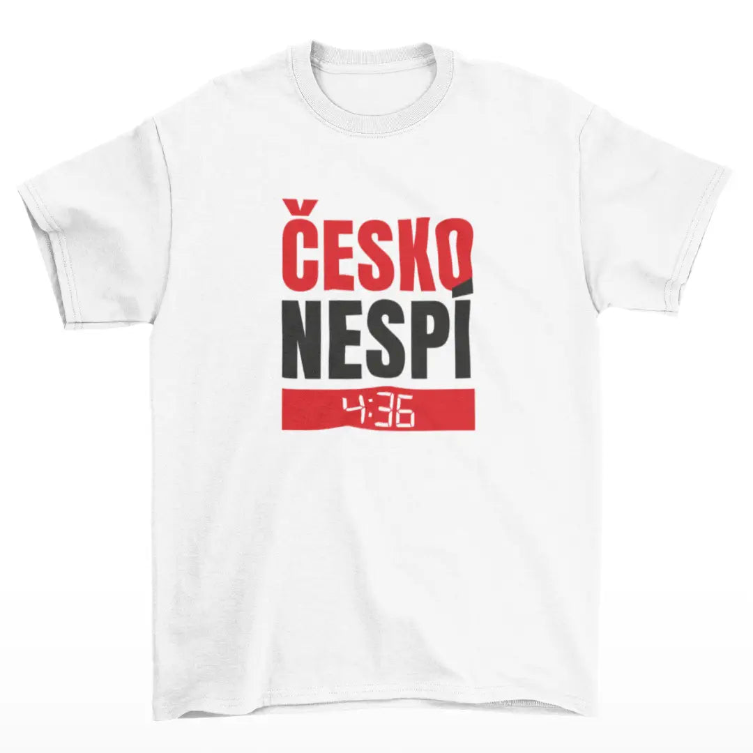 Tričko Česko nespí 4:36 – tričko s názorem