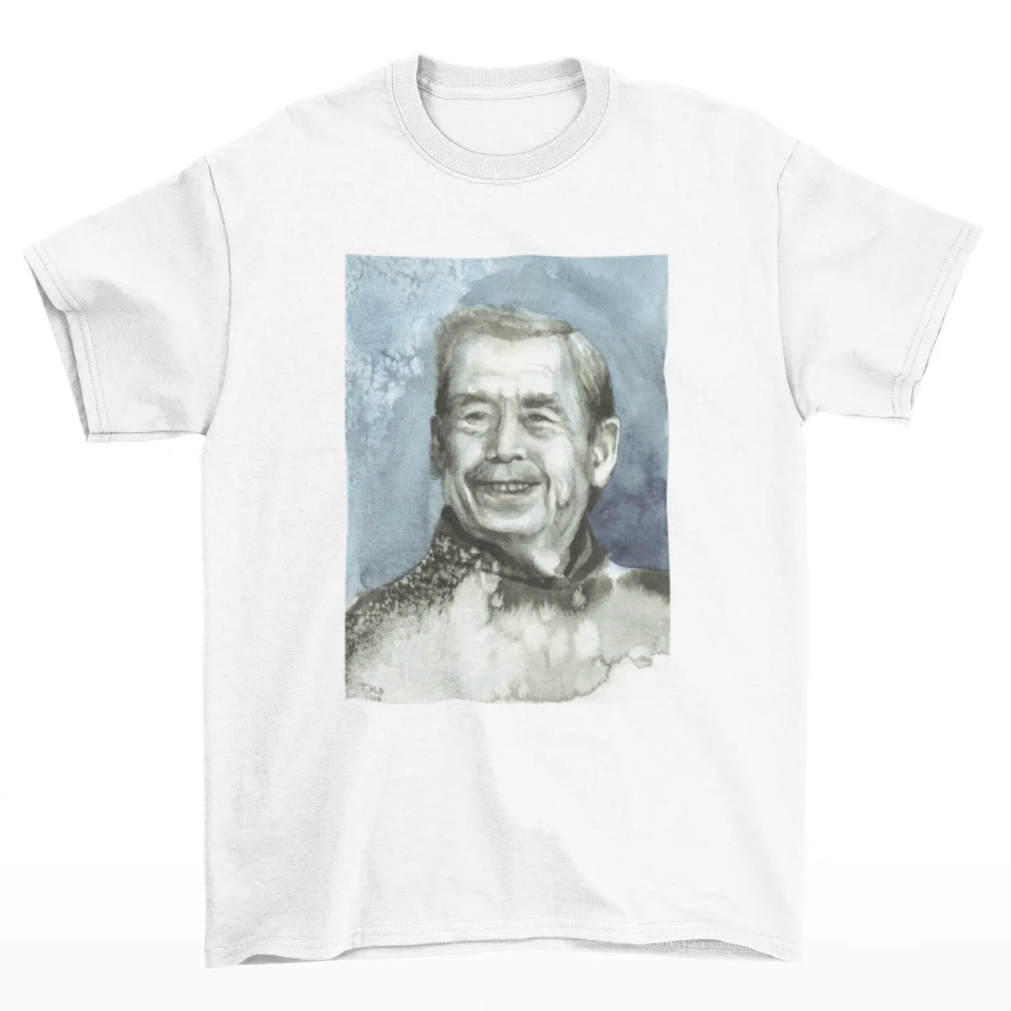 Tričko Václav Havel – akvarel od Terezy O.