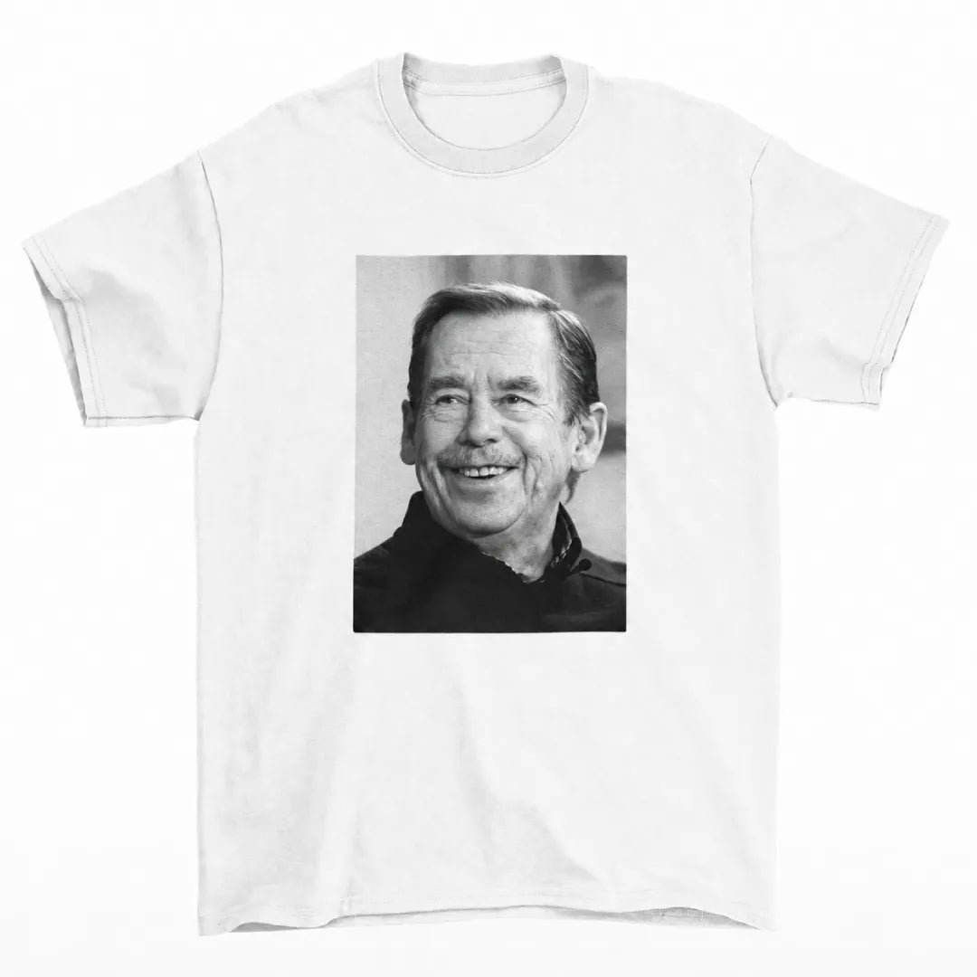Tričko Václav Havel – černobílý portrét