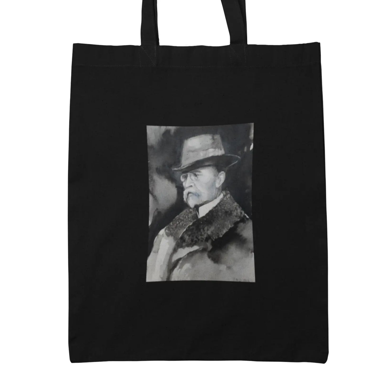 Plátěná taška s portrétem Tomáše Garrigua Masaryka akvarel Tereza O.