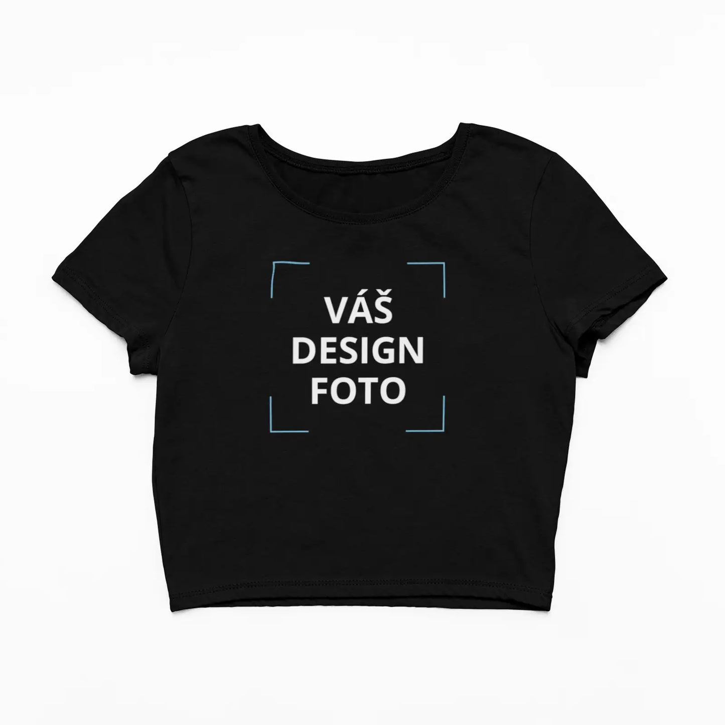 Crop top s potiskem na přání