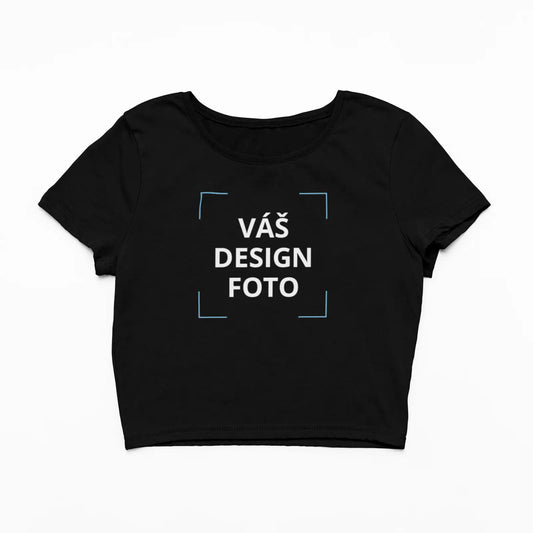 Crop top s potiskem na přání