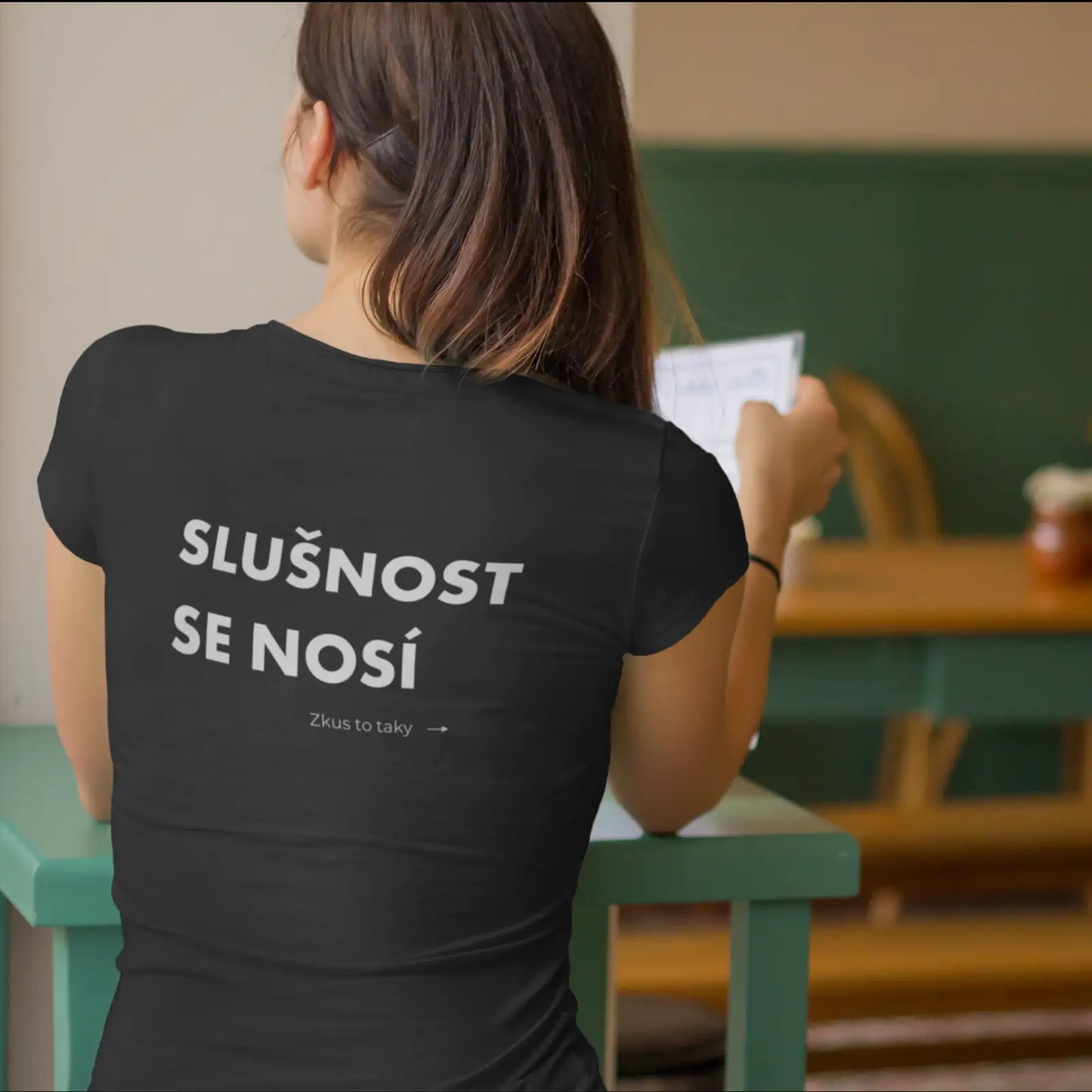 Tričko Slušnost se nosí