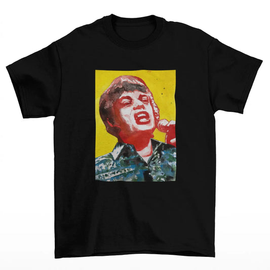 Tričko Mick Jagger – hnusná mánička – akvarel Tereza O.