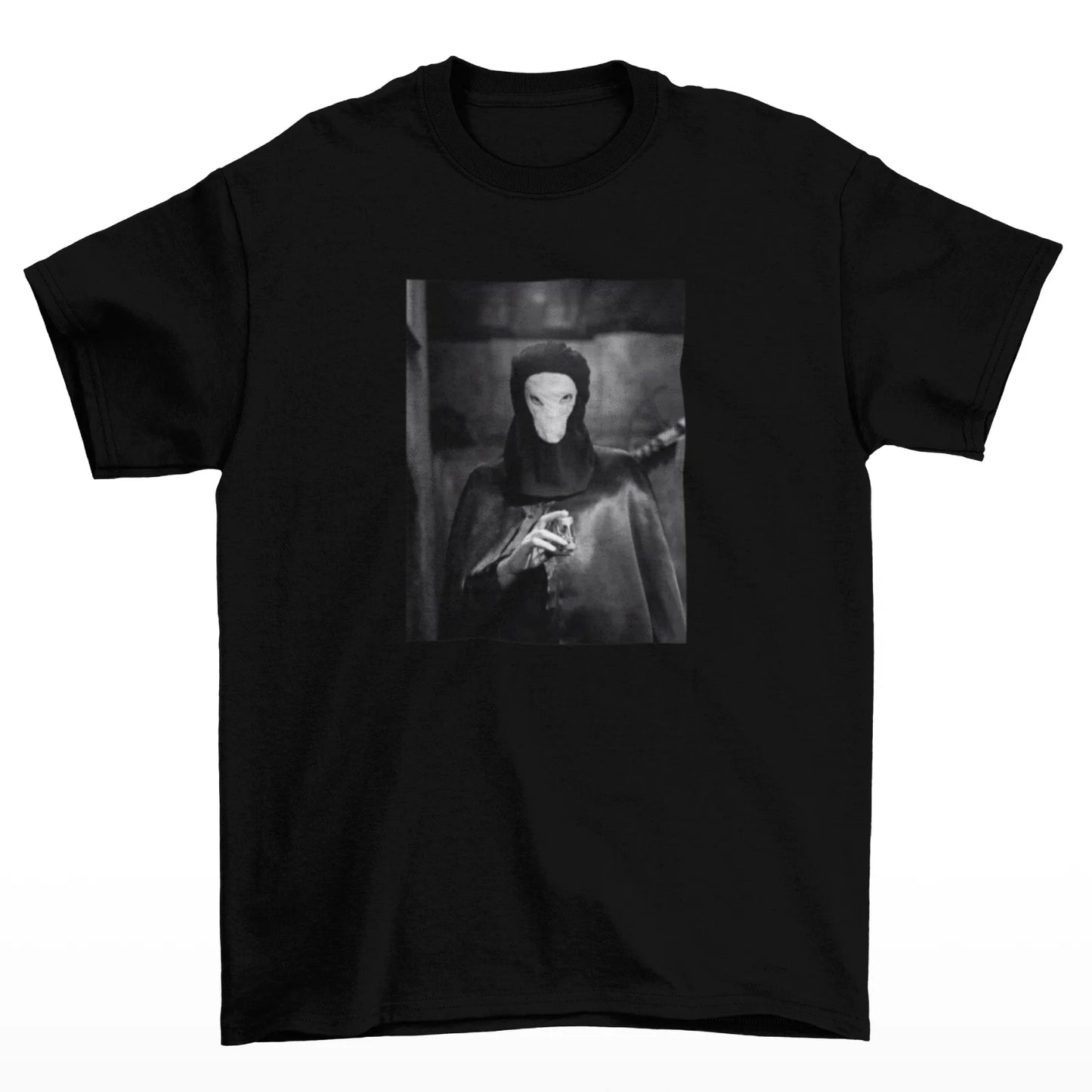 Černé tričko pro fanoušky Rychlých Šípů s černobílou fotkou-Širokko