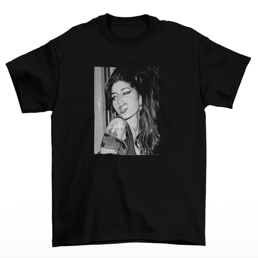 Černé tričko s Amy Winehouse