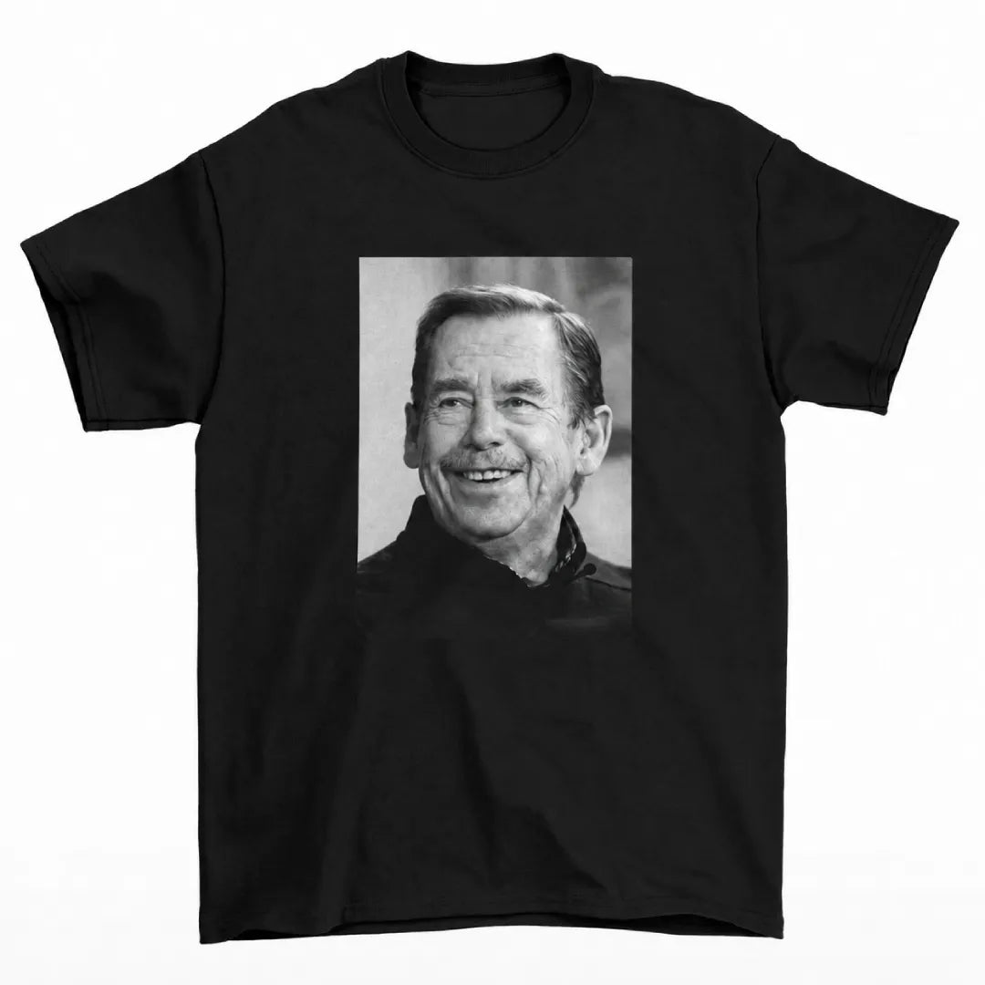Tričko Václav Havel – černobílý portrét