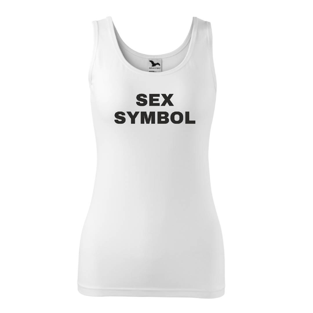 Dámské tílko s nápisem SEX SYMBOL