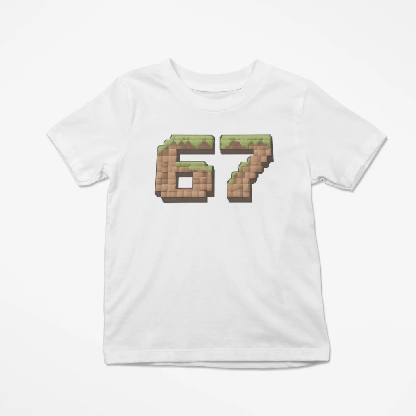 Dětské tričko Minecraft s nápisem 67