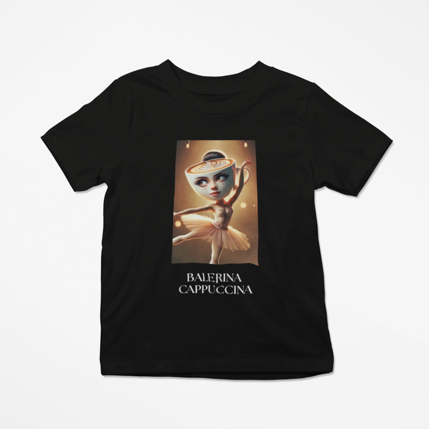 Dětské tričko Balerina Cappuccina - Italian Brainrot