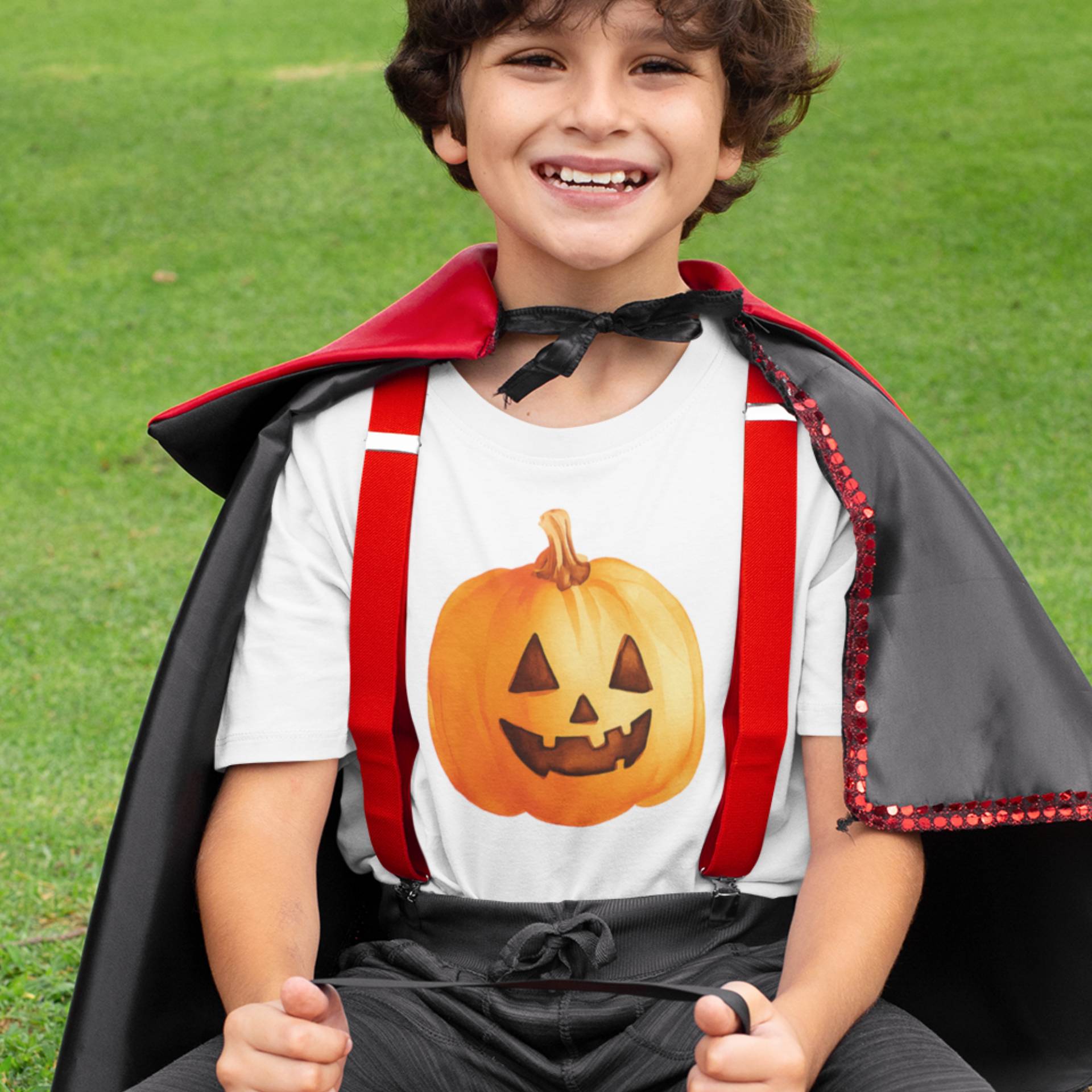 Dětské tričko na Halloween s dýní