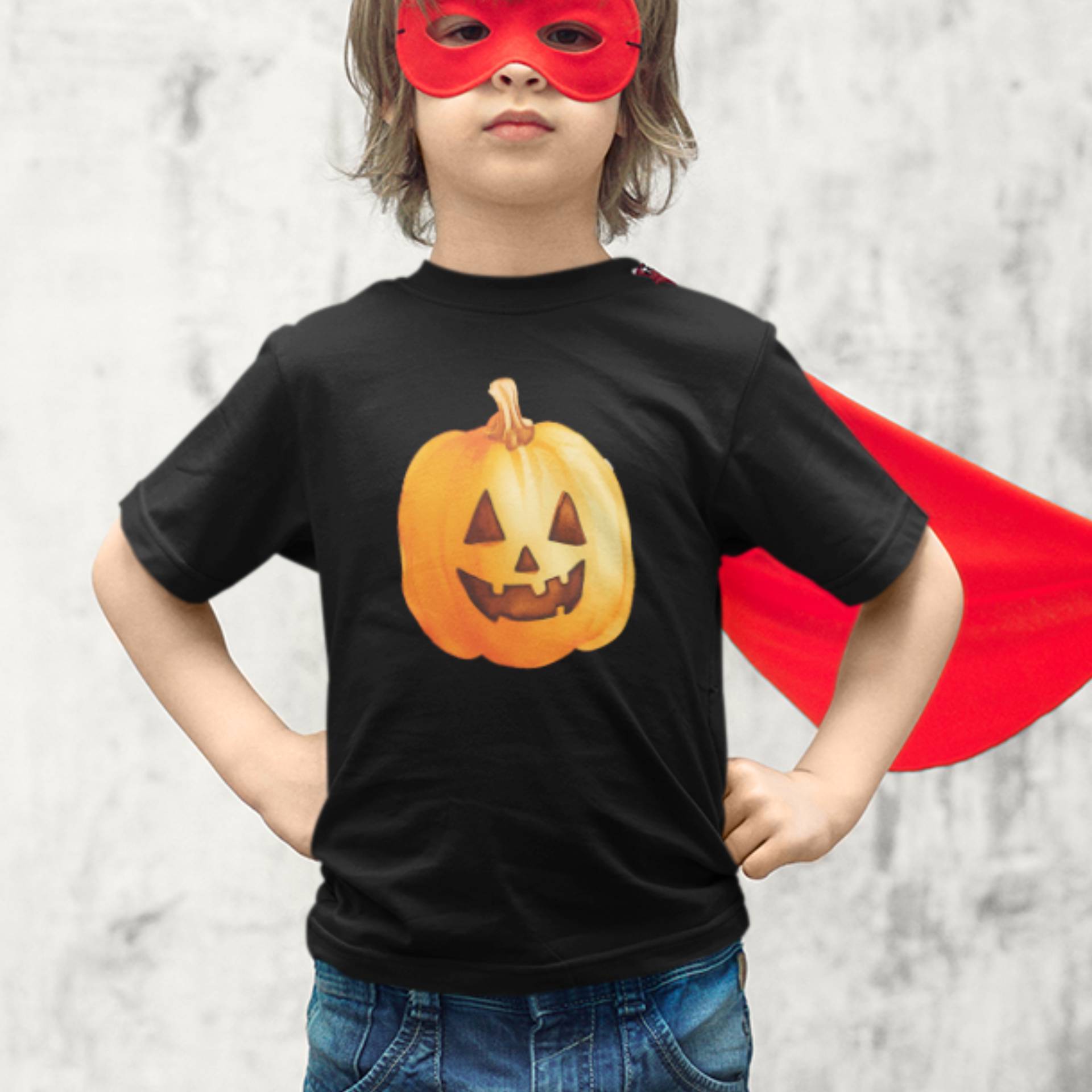 Dětské tričko na Halloween s dýní