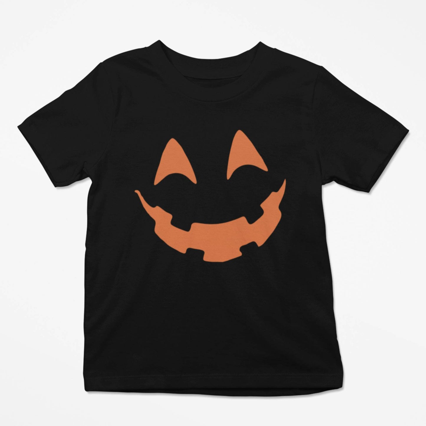 Dětské tričko na Halloween s obličejem dýně