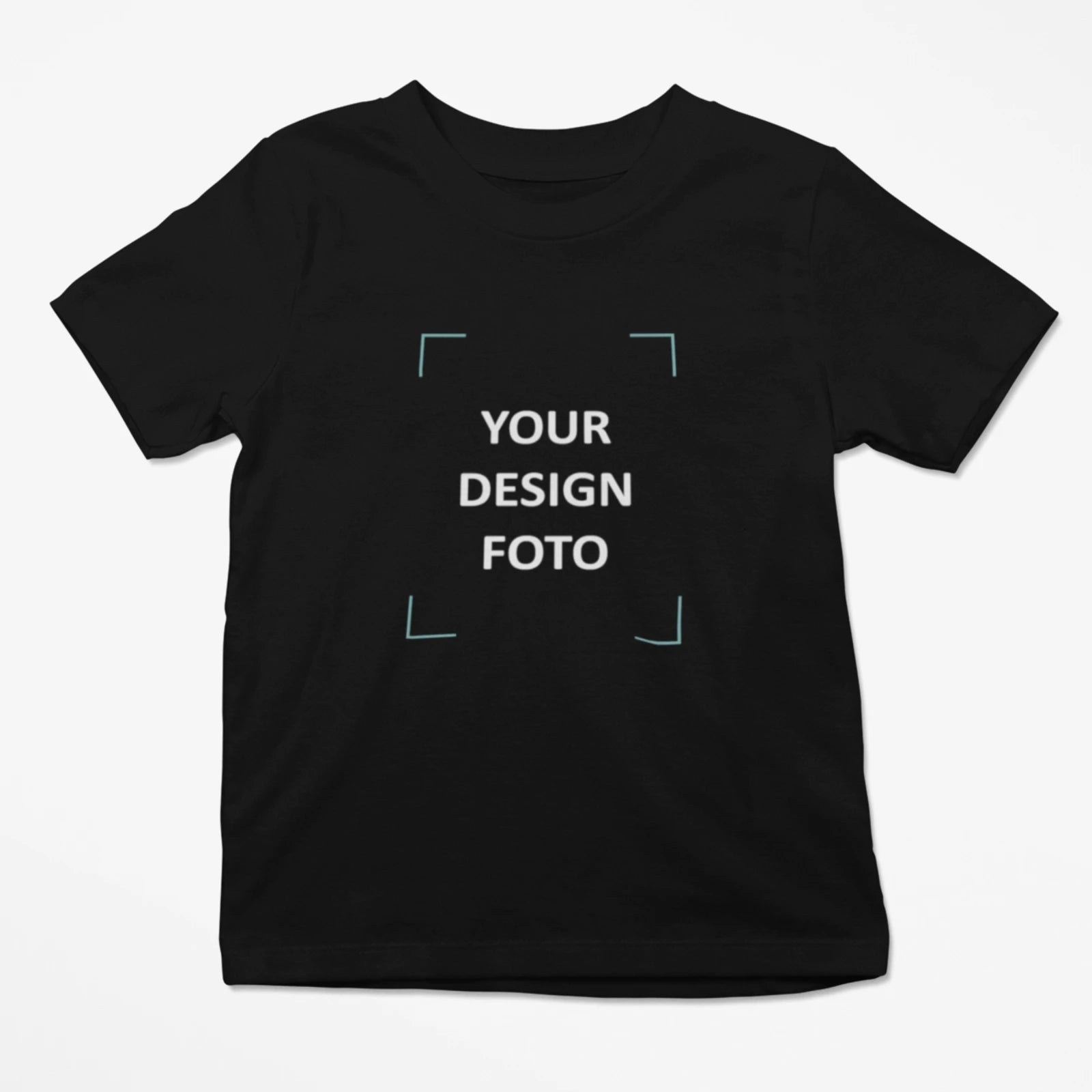 Černé dětské tričko s vlastním motivem - kouzlo na dosah ruky!