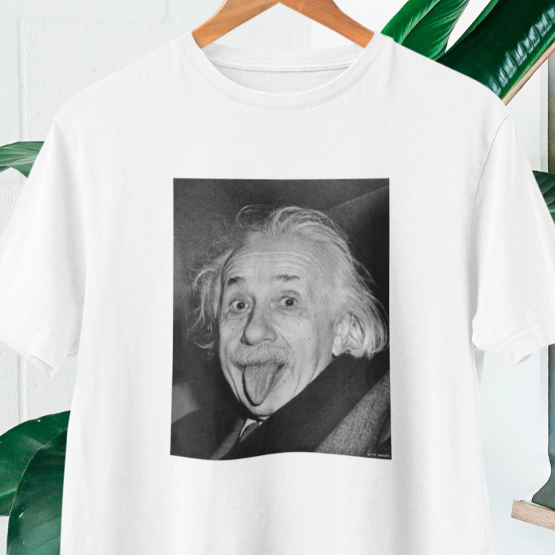 Albert Einstein T-shirt - tongue out