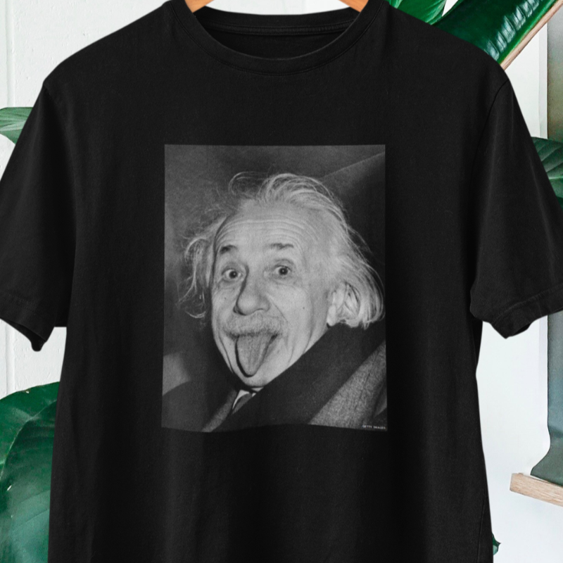 Albert Einstein T-shirt - tongue out