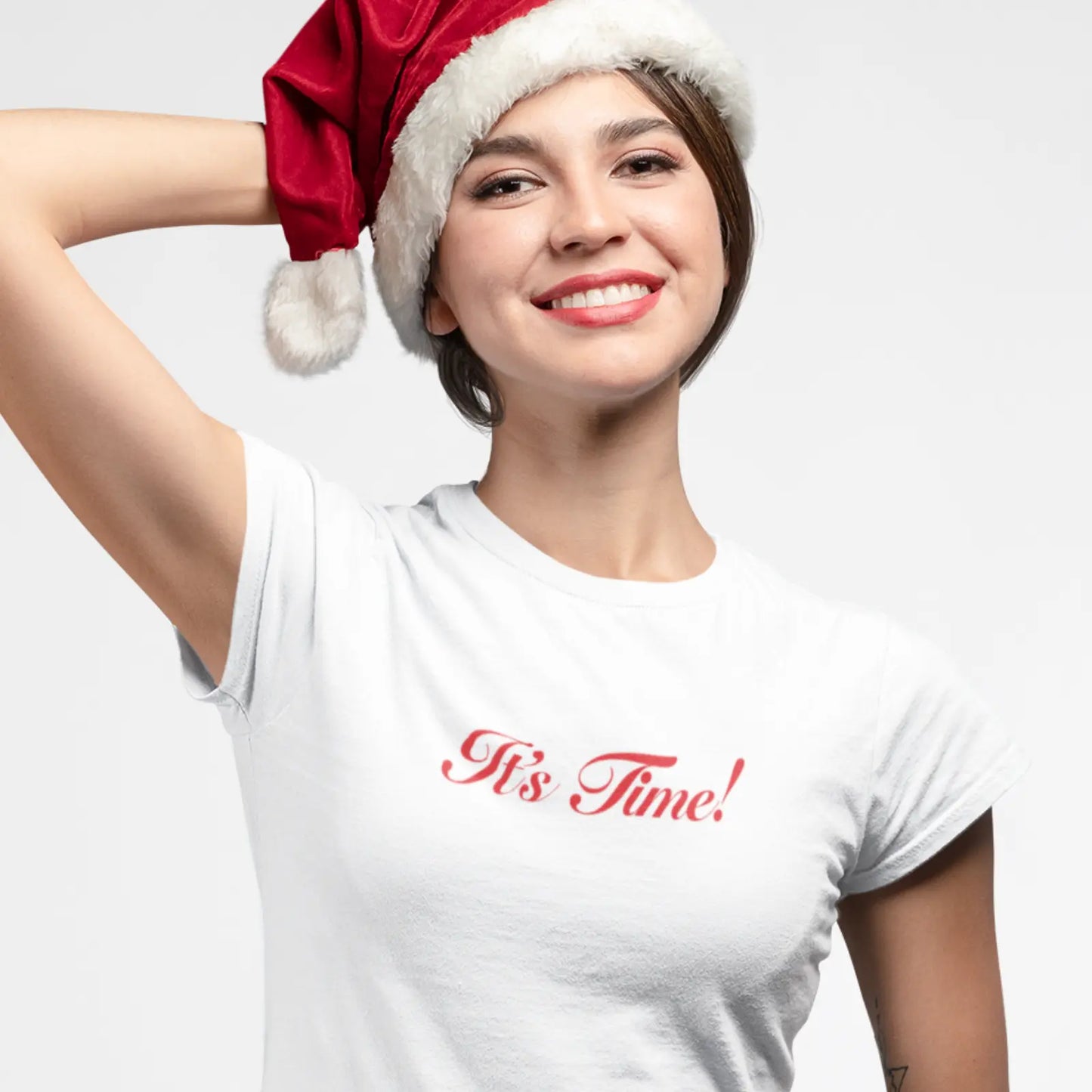 Vánoční tričko It's Time – Je čas na dárky a cukroví