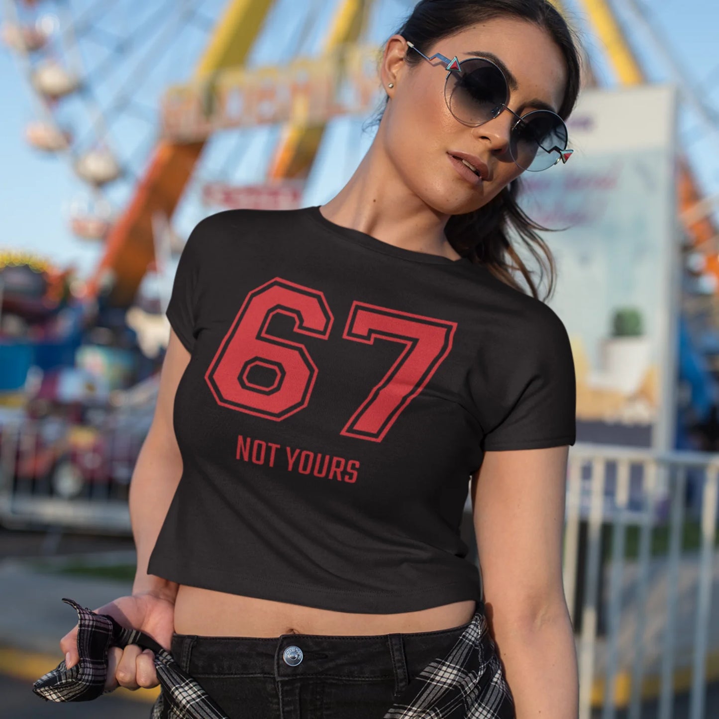 I Love GO - Crop Top t-shirt for fans of the island gymnasium