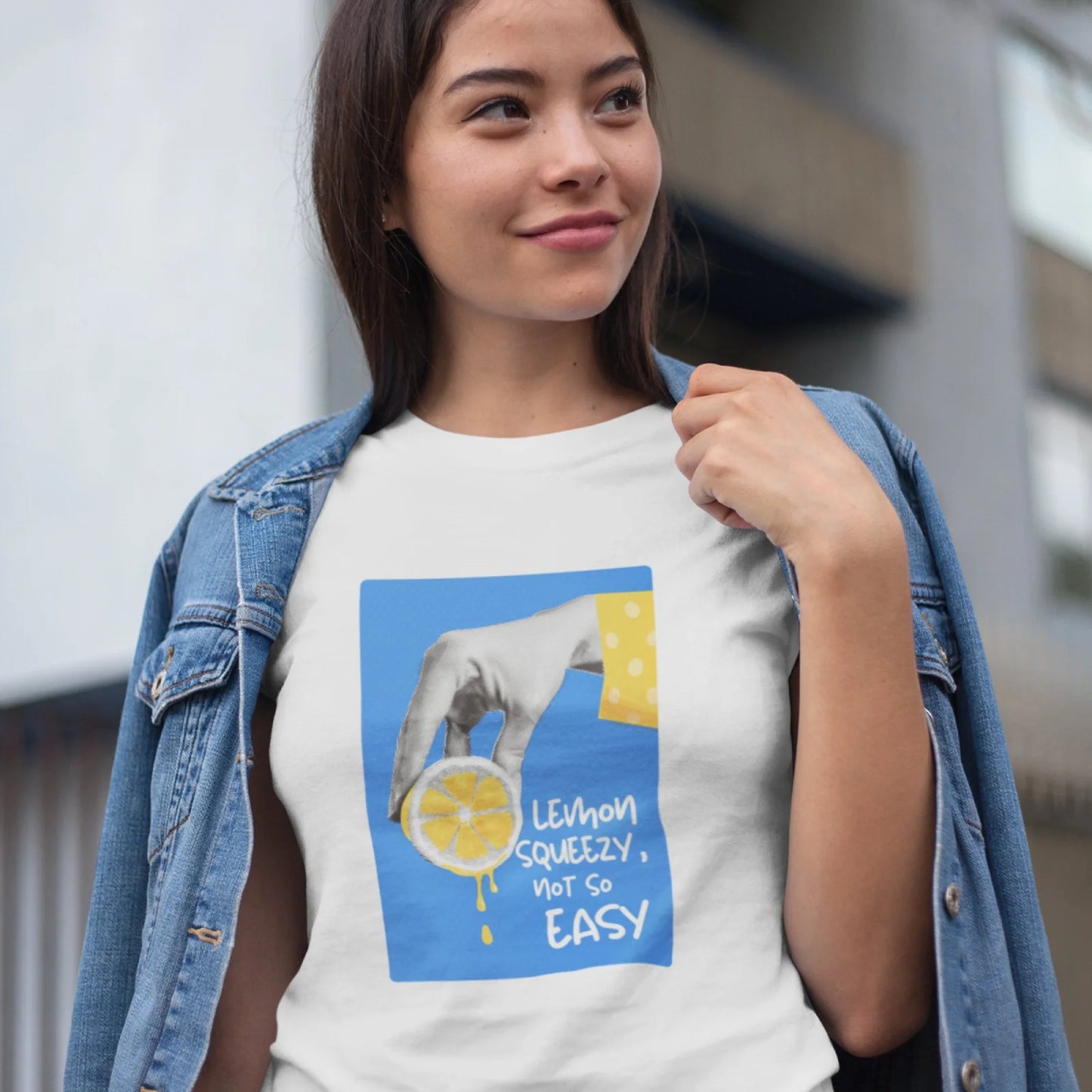 Holka v bílém tričku s citrónem - Lemon Squeezy not so Easy