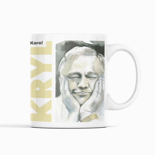 Hrnek Karel Kryl – akvarel Tereza O.