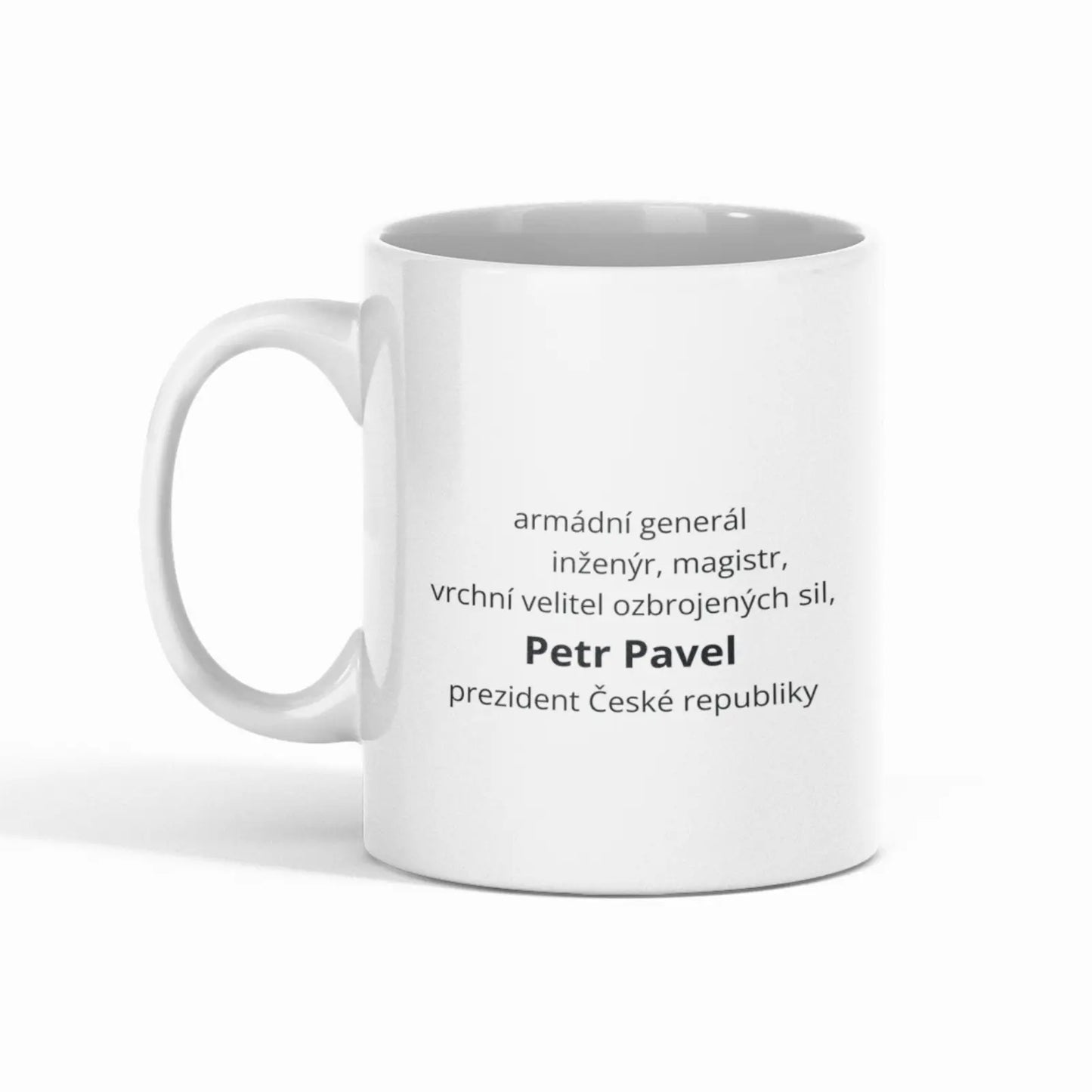 Hrnek s portrétem Petra Pavla – akvarel – Tereza O.