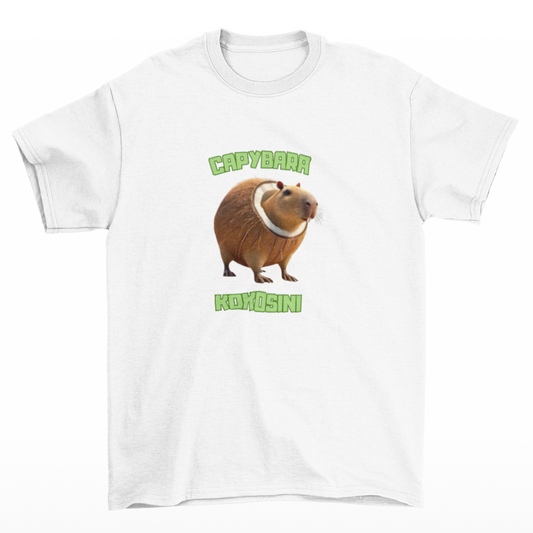 Tričko s nápisem Capybara Kokosini  - Italian Brainrot