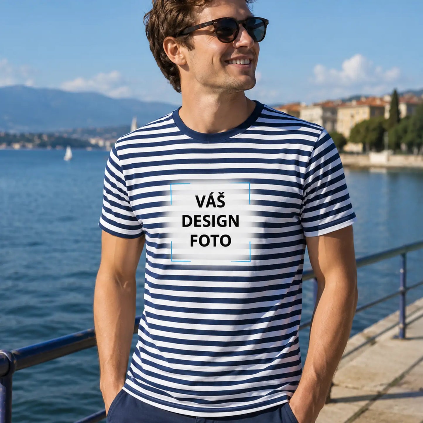 Pánské sailor tričko s vlastním potiskem