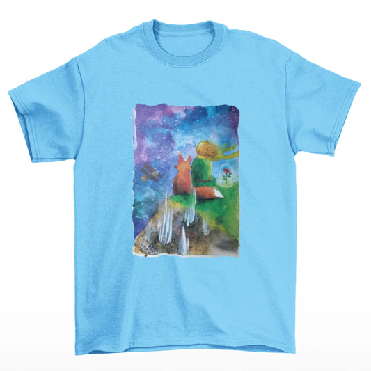 Tričko s Malým princem akvarel od Tereza O.