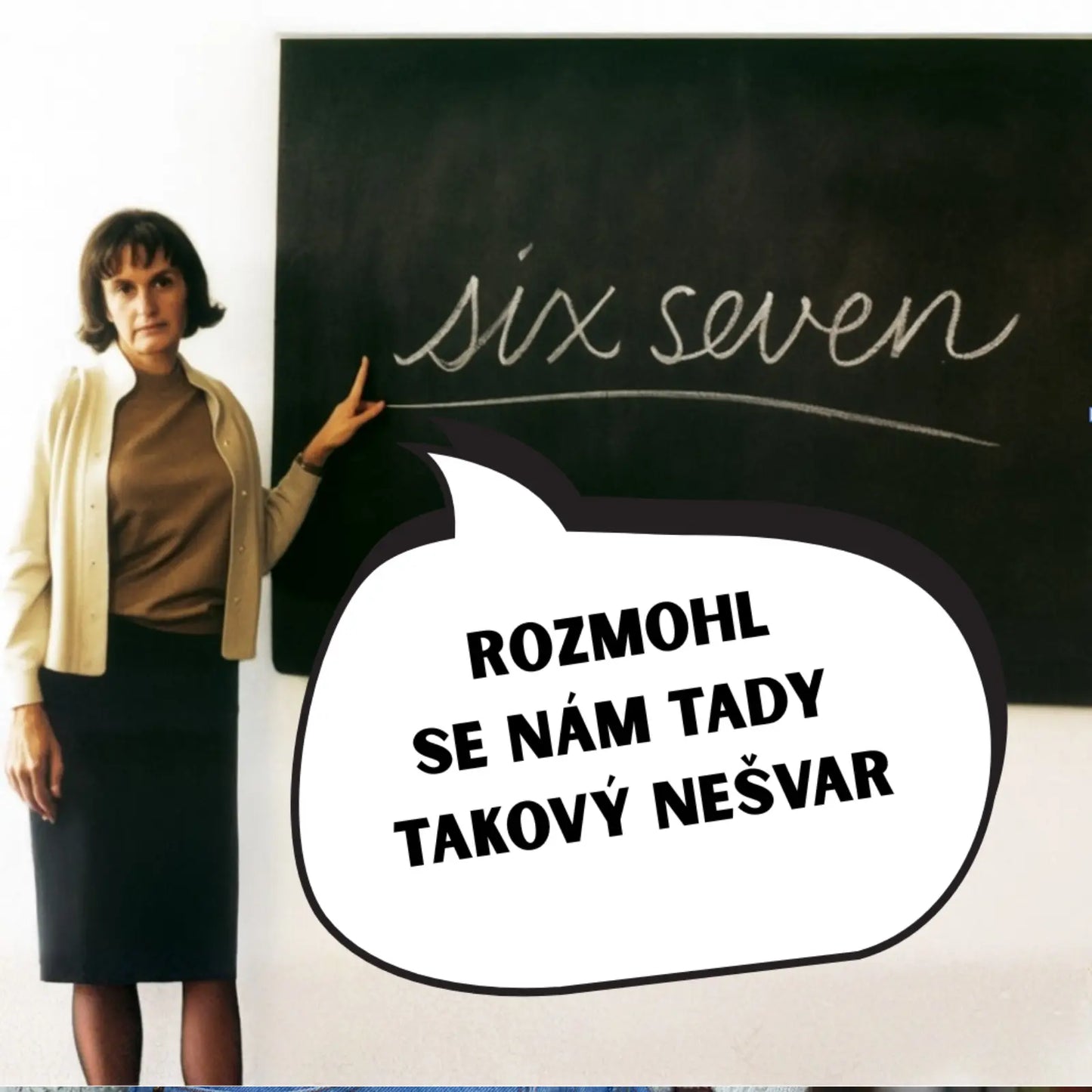 Tričko s nápisem Six Seven