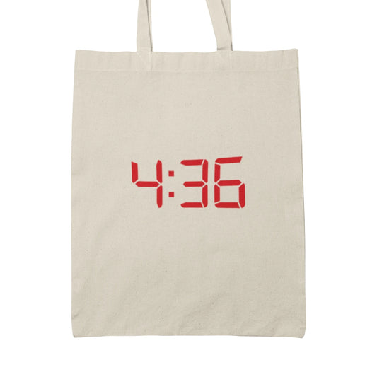 Plátěná taška 4:36 Budíček! – taška s názorem