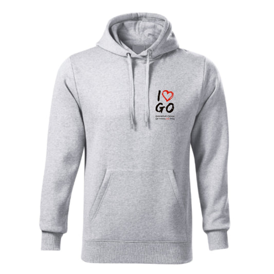 Školní mikina pro studenty gymnázia Ostrov - I❤️GO