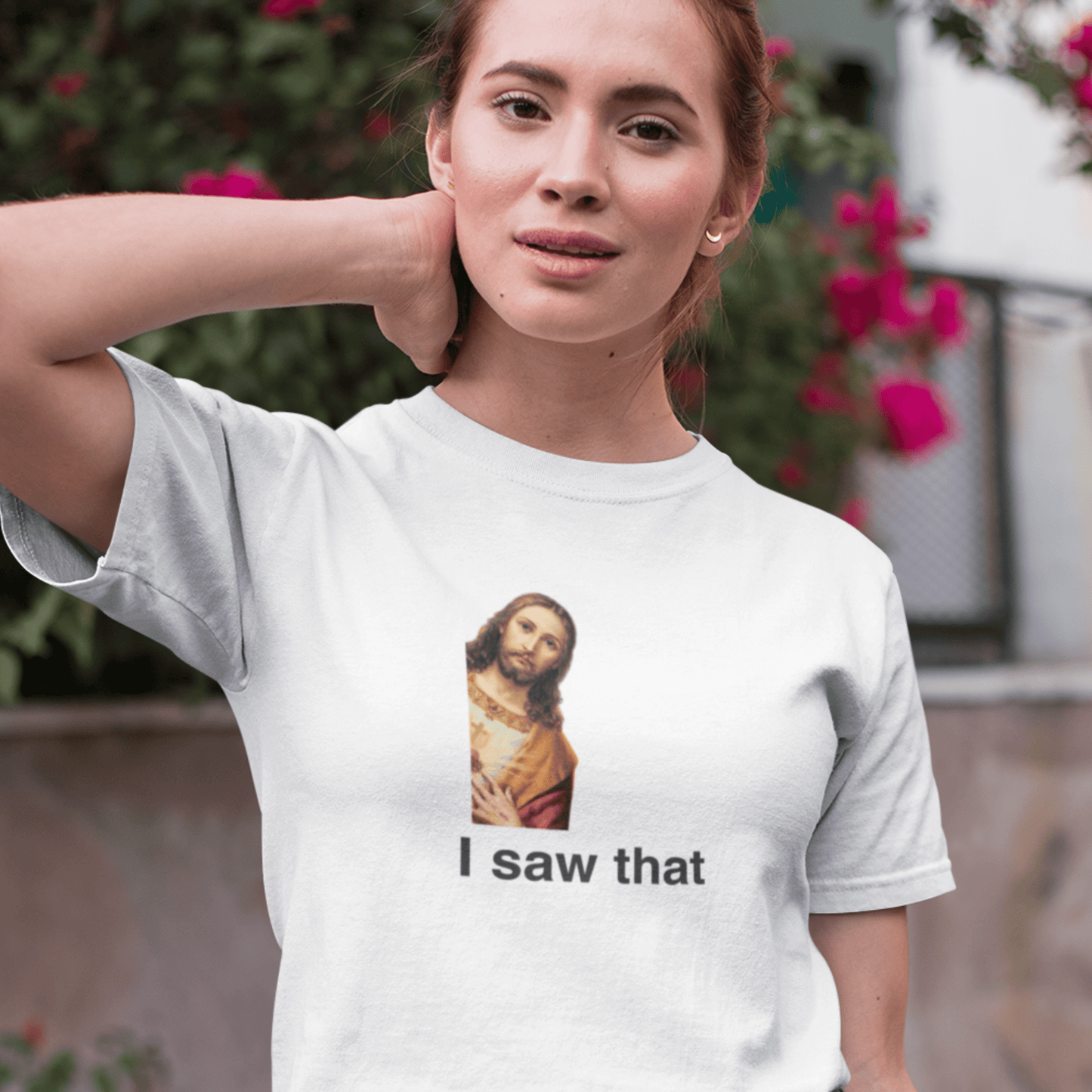 Tričko „I saw that.“ ✝️ – když pro tebe Velikonoce nejsou jen pomlázka