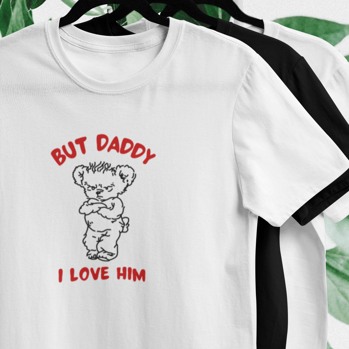 Tričko pro fanoušky Harry Styles - But Daddy I Love Him s medvídkem