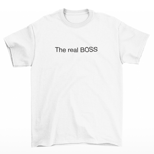 Tričko s nápisem The real BOSS