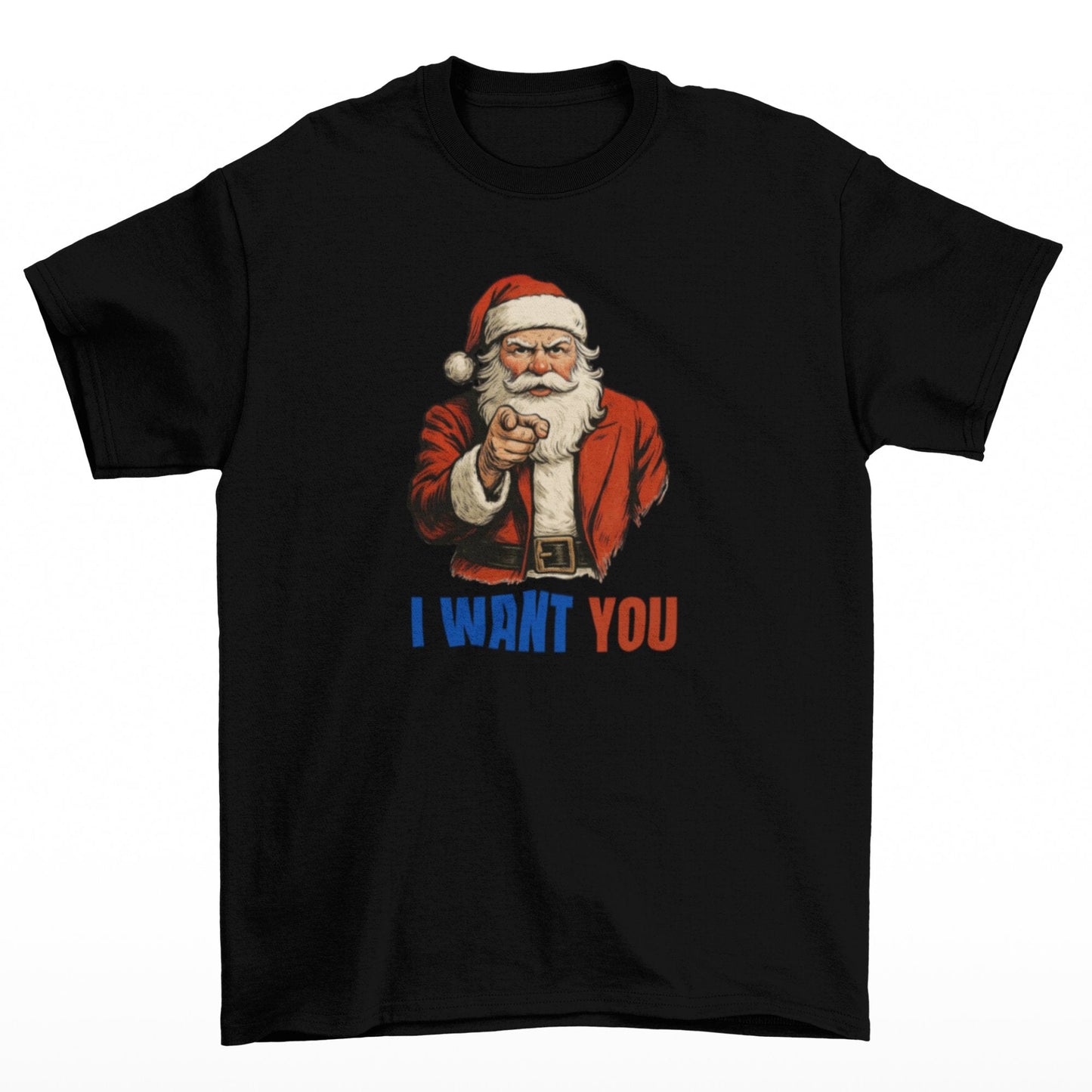 Vánoční tričko Santa Claus I want you